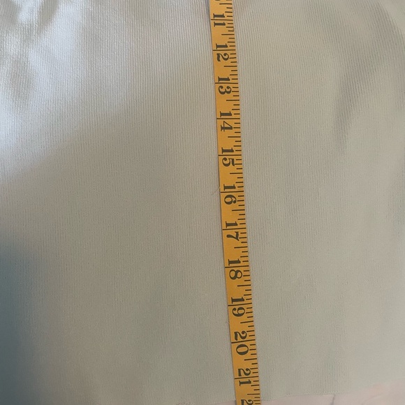 Light blue boat neck or off shoulder sweater with beading on neck & sleeves XL - Picture 7 of 7